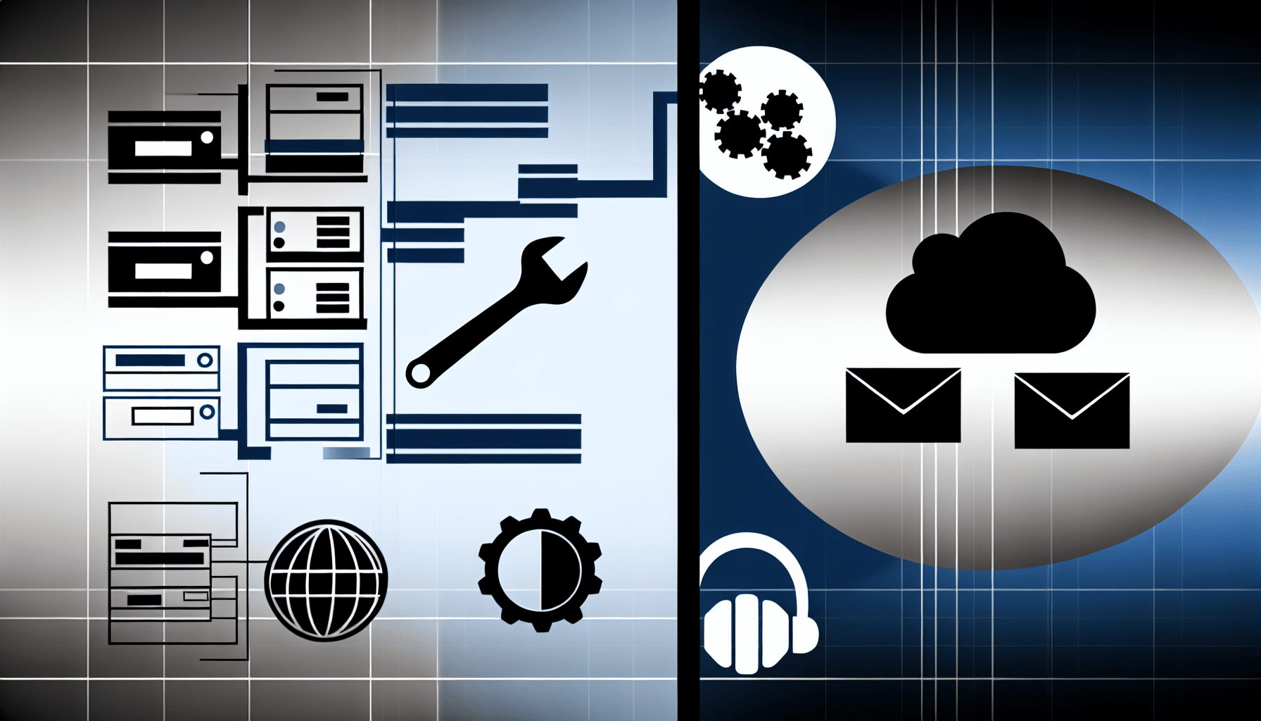 webloa-quels-services-sont-inclus-location-site-web Un écran partagé avec hébergement, maintenance, domaine, e-mail et support technique.